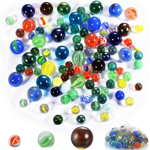 Biglie vetro 100 pezzi - vetro,