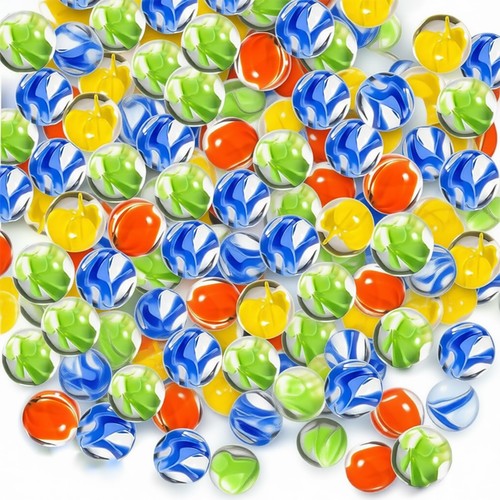 200 biglie vetro colorate - 200,