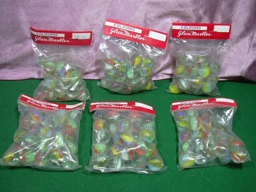 150 glass marbles red - marbles, 70